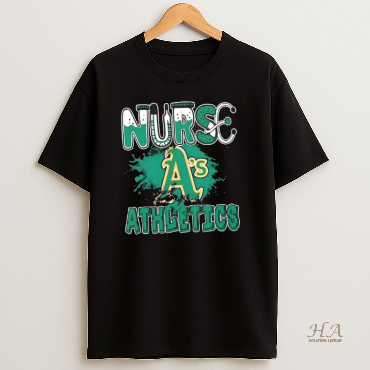 Official Nurse X Oakland Athletics Baseball Shirt