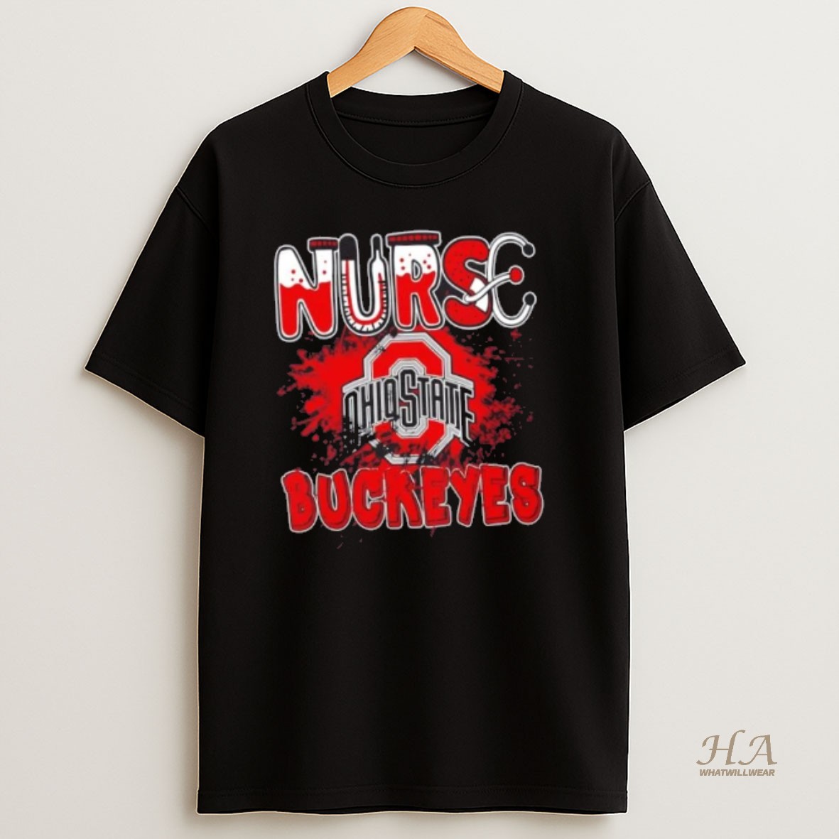 Official Nurse X Ohio State Buckeyes Football Shirt
