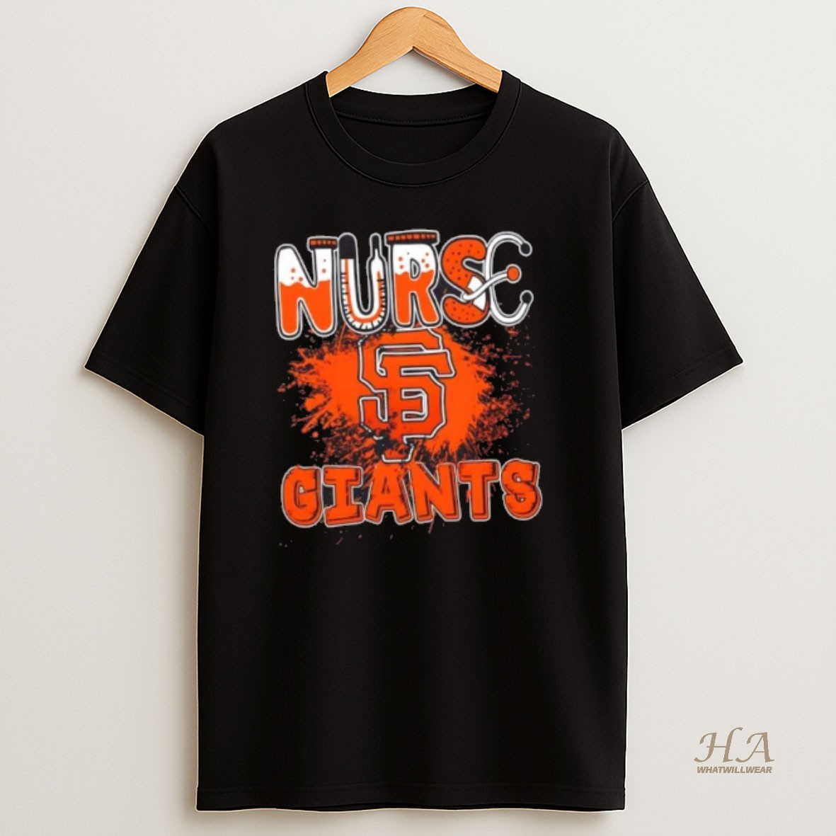 Official Nurse X San Francisco Giants Baseball Shirt