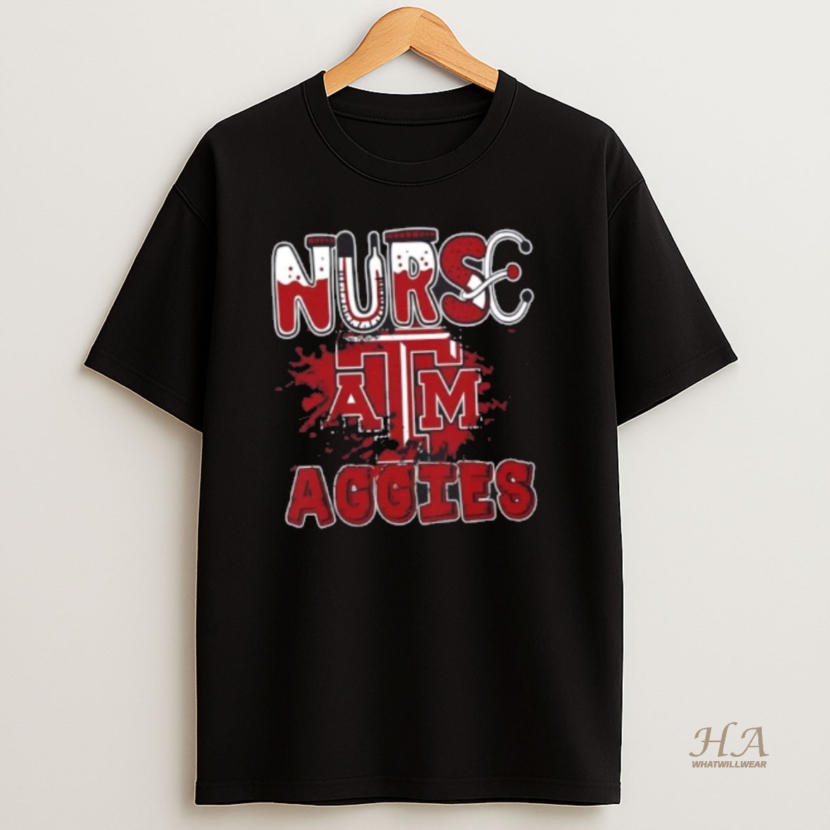 Official Nurse X Texas Am Aggies Football Shirt
