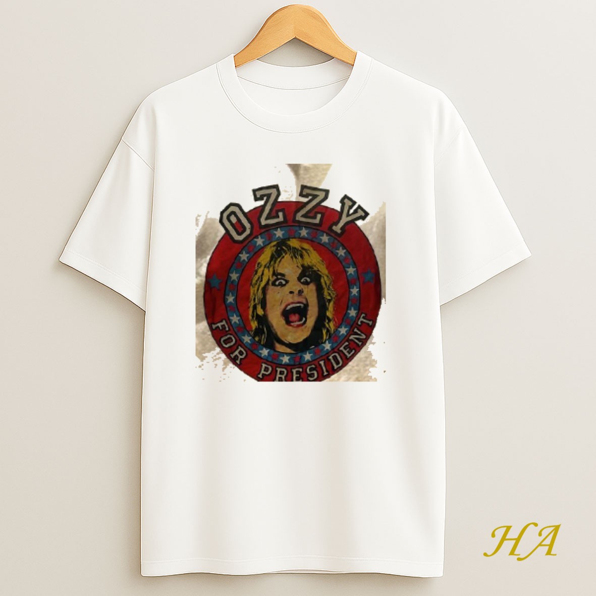 Official Ozzy For President The Rock N Roll Rebel Mothers Love To Hate 2 Sided Shirt