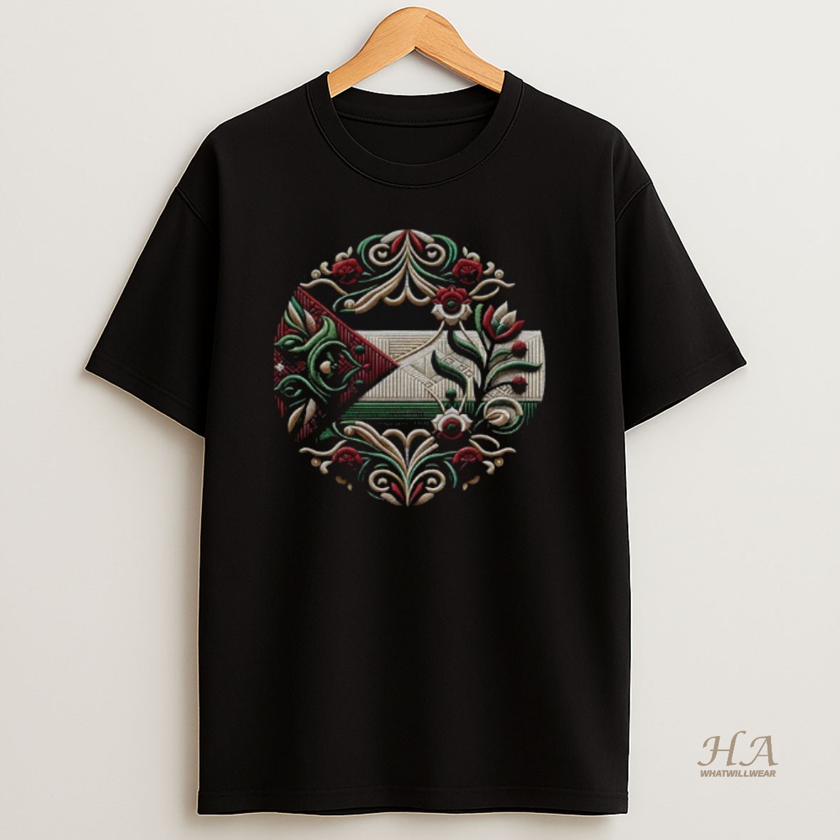 Official Palestine Rose Flower Anti War Free Palestine Shirt