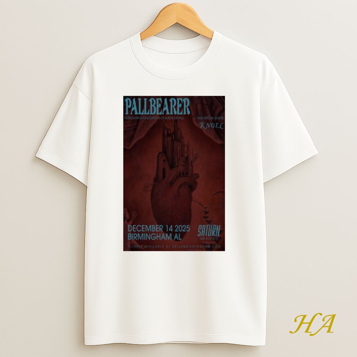 Official Pallbearer Birmingham Al December 14 2025 Concert Shirt