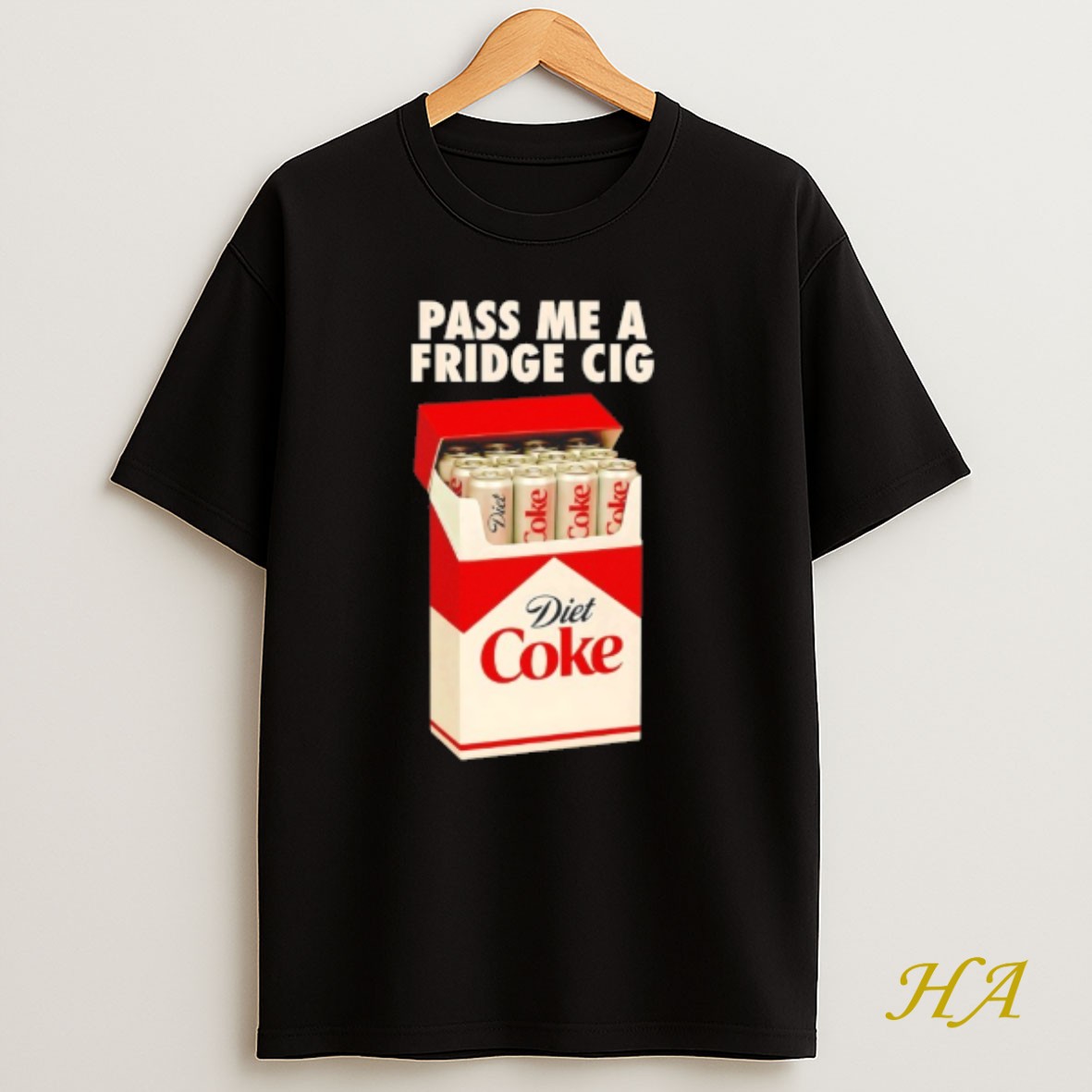Official Pass Me A Fridge Cig Diet Coke T Shirt