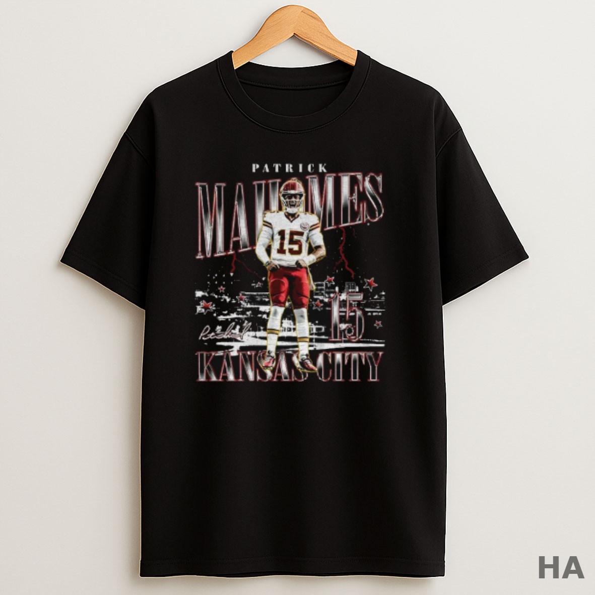 Official Patrick Mahomes Kansas City Chiefs Football American Signature T Shirt