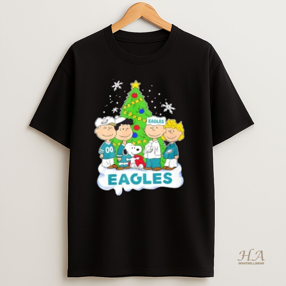 Official Peanuts Snoopy And Friends Christmas Tree T Shirt