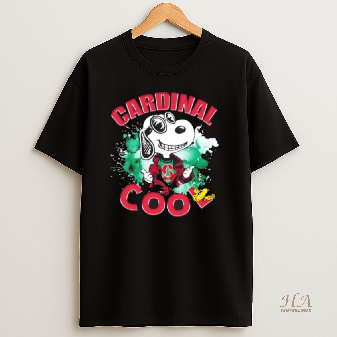 Official Peanuts Snoopy X Stanford Cardinal Football Cool Shirt
