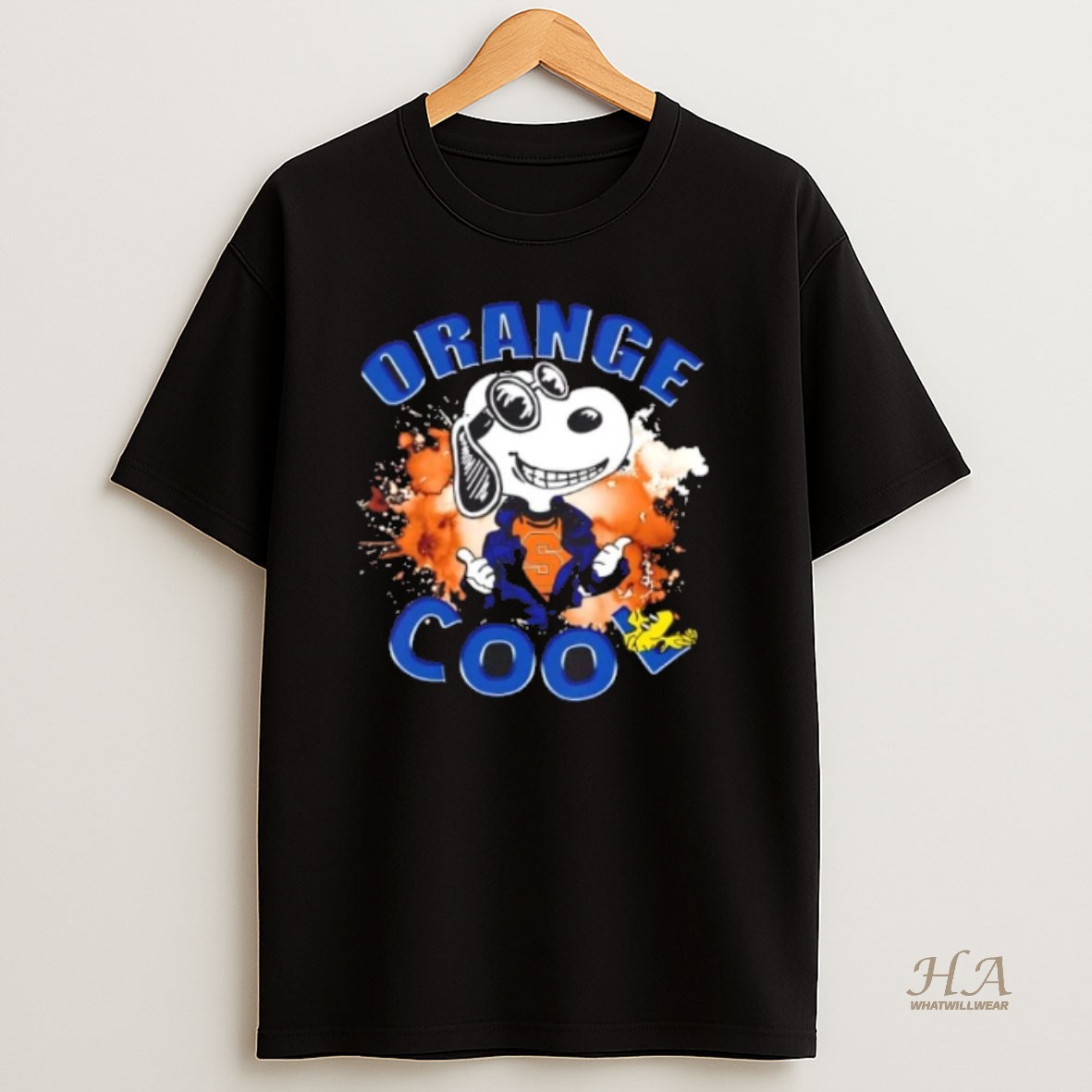 Official Peanuts Snoopy X Syracuse Orange Football Cool Shirt