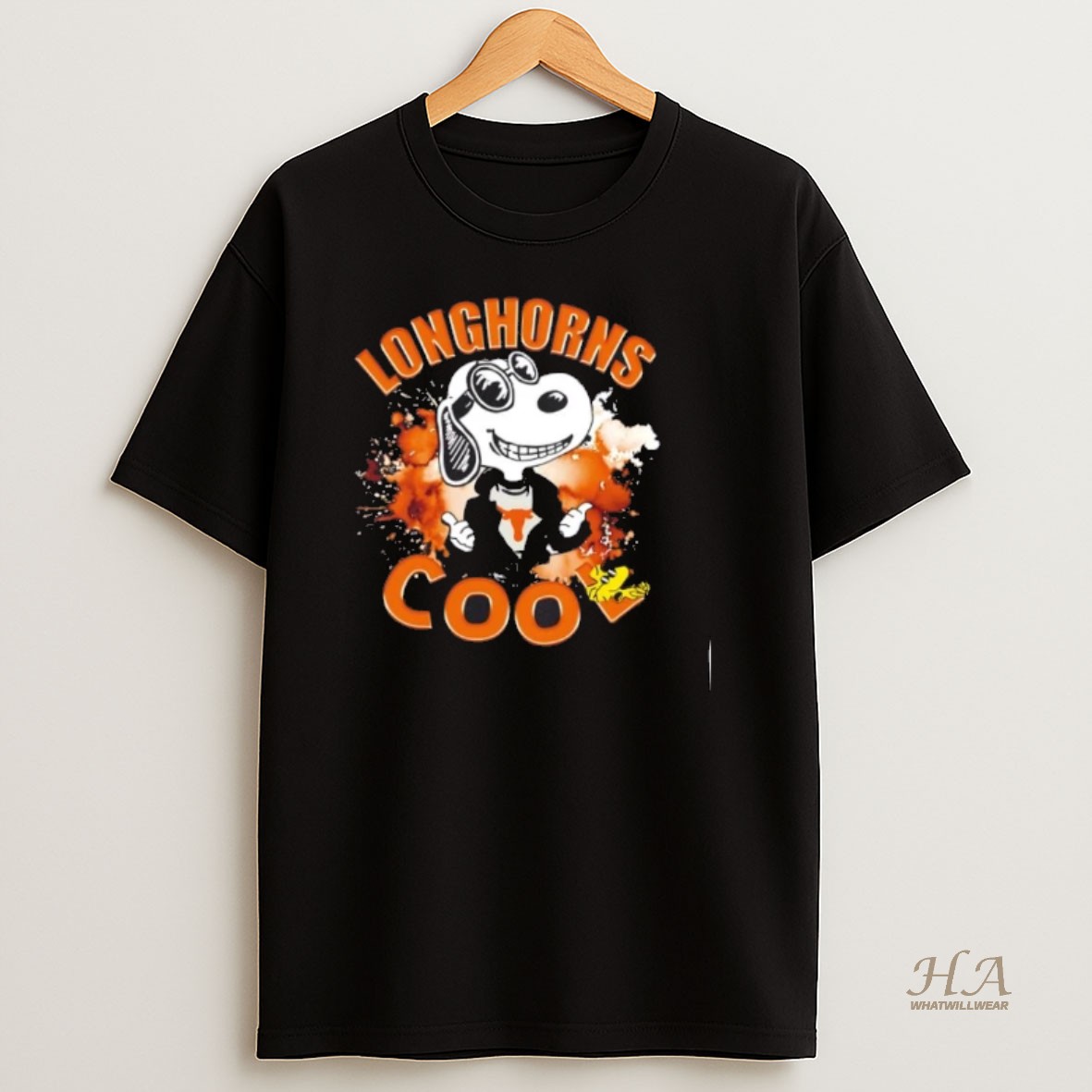 Official Peanuts Snoopy X Texas Longhorns Football Cool Shirt