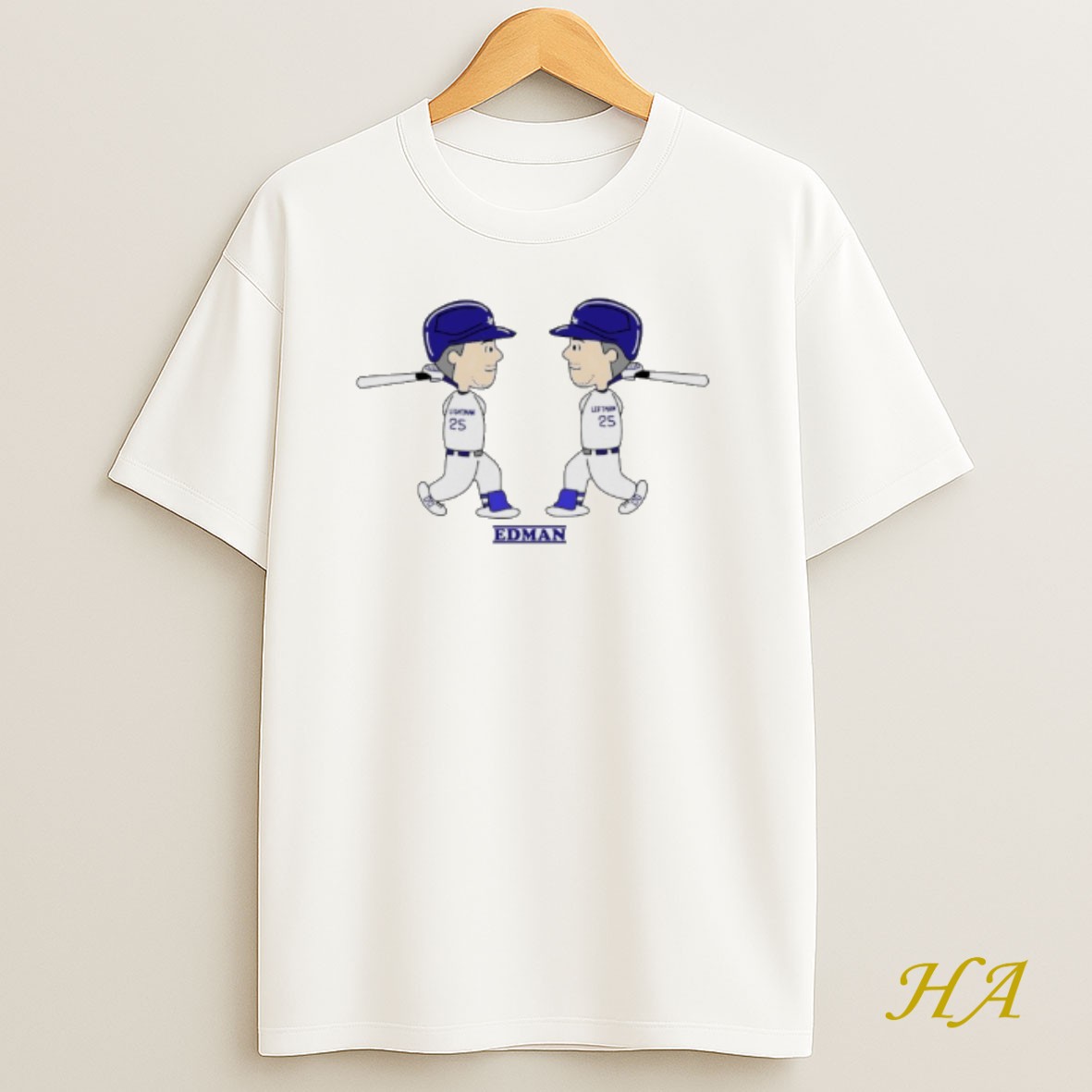 Official Peanuts X Tommy Edman Los Angeles Dodgers Shirt