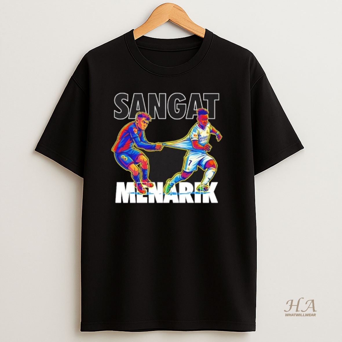 Official Pedri Pulling Vinicius Sangat Menarik T Shirt
