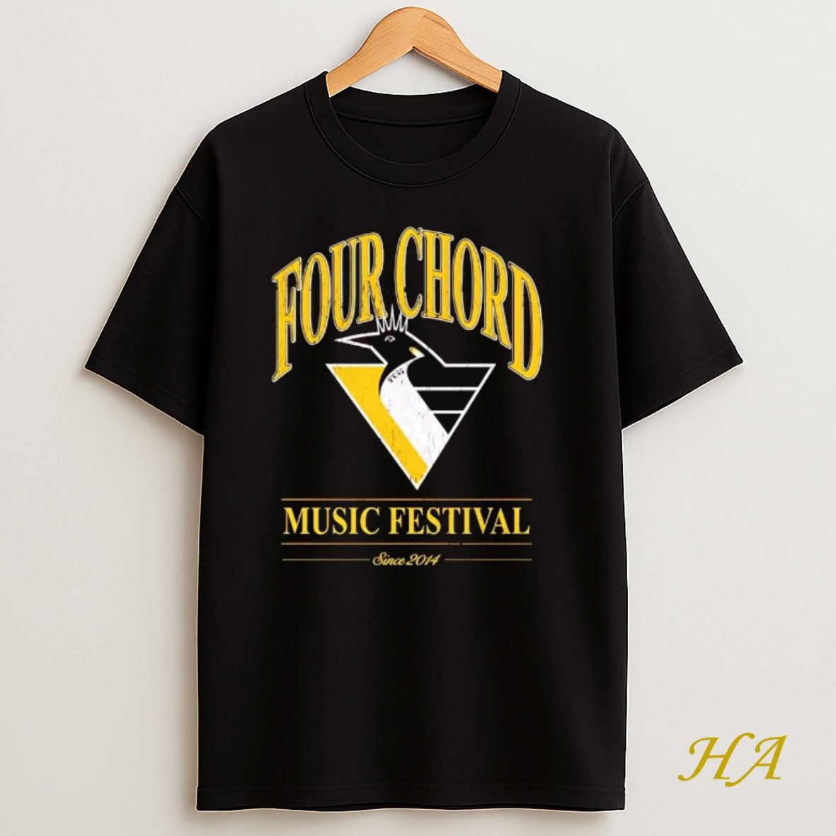 Official Penguins Four Chord Music Festival T Shirt