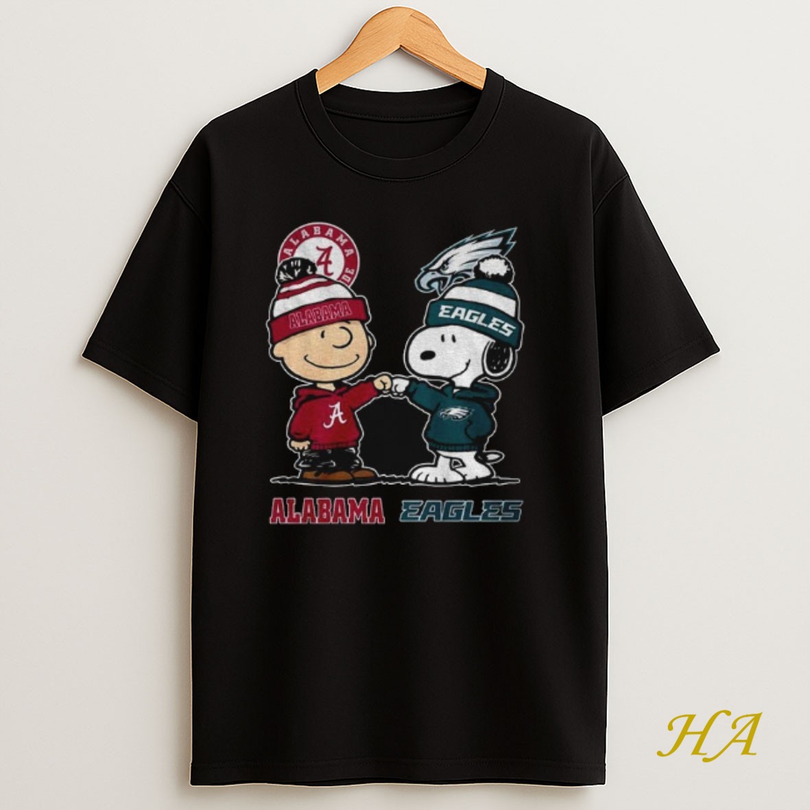 Official Philadelphia Eagles Alabama Crimson Tide Snoopy And Charlie Brown Shirt