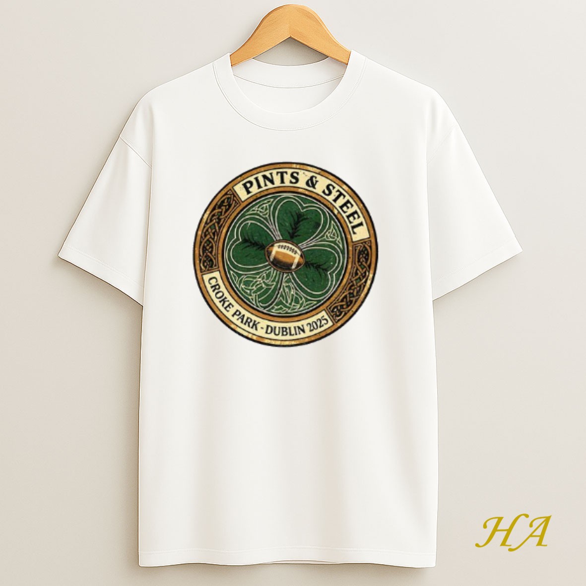Official Pittsburgh Steelers Pint Steel Croke Park Dublin 2025 Shirt