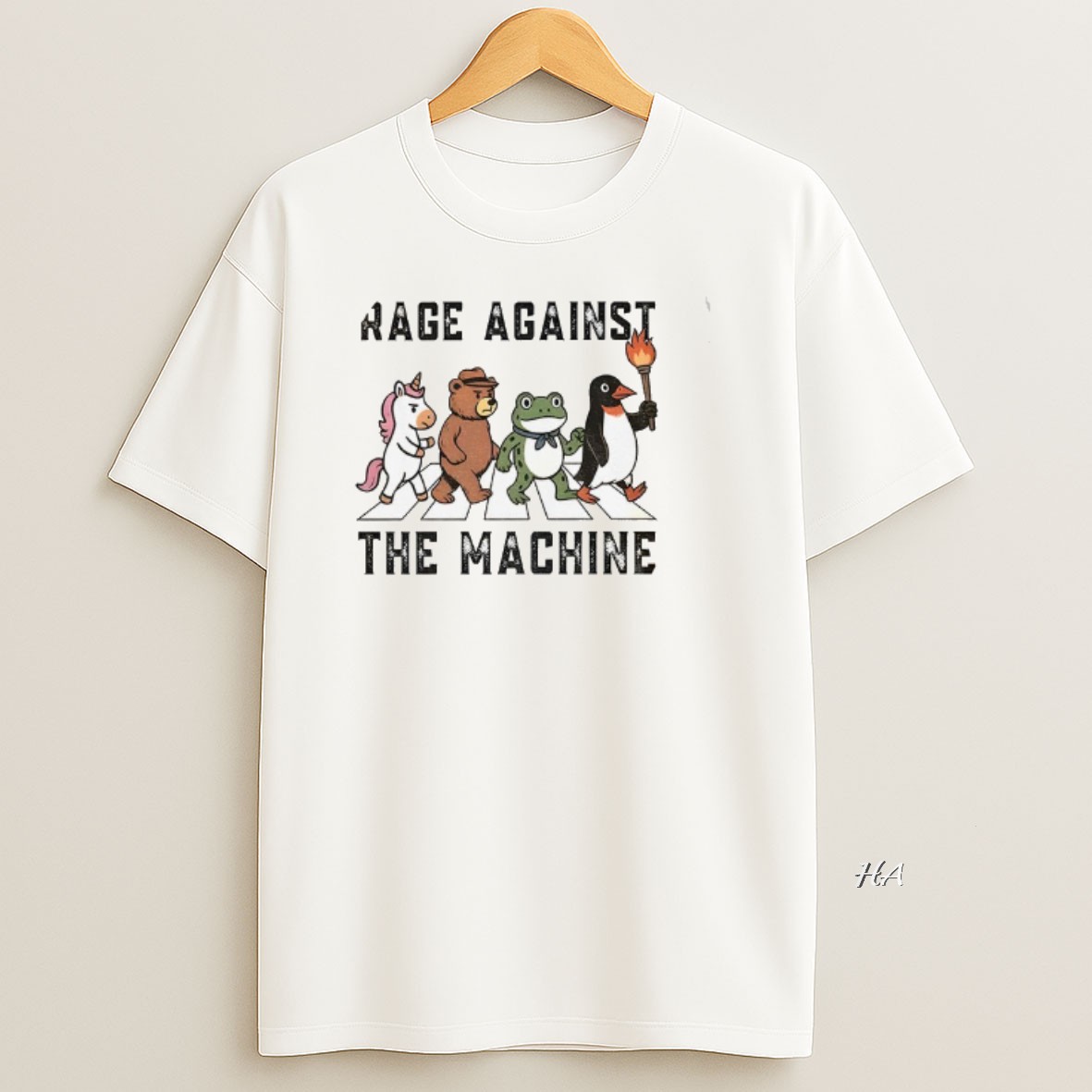 Official Portland Frog Anti Ice Animal Walking Rage Against The Machine T Shirt