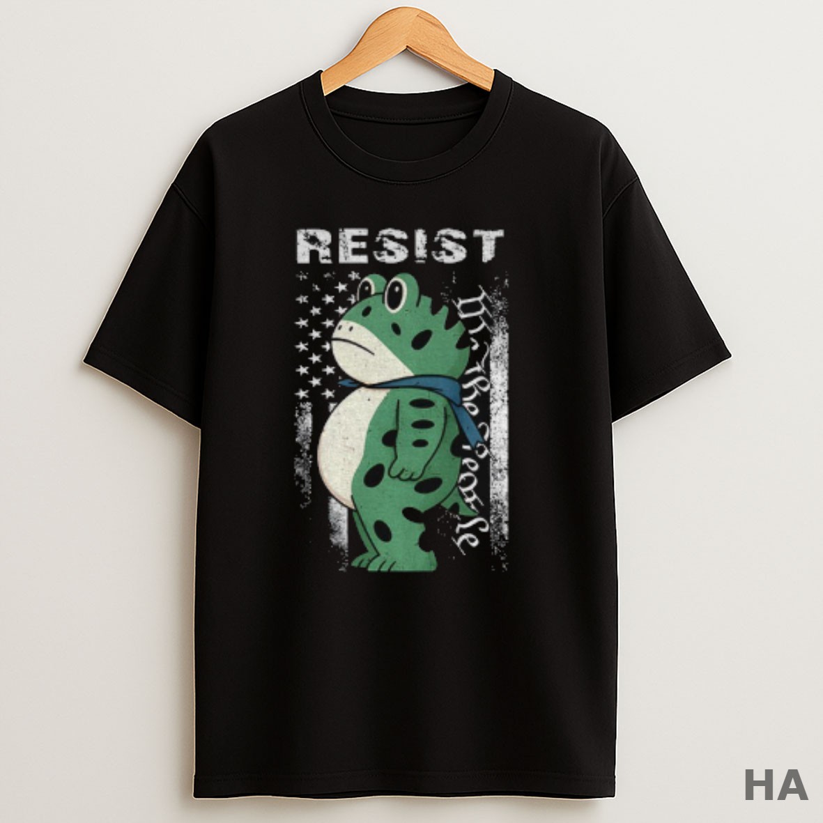 Official Portland Frog We The People Protest Patriotic America Flag T Shirt