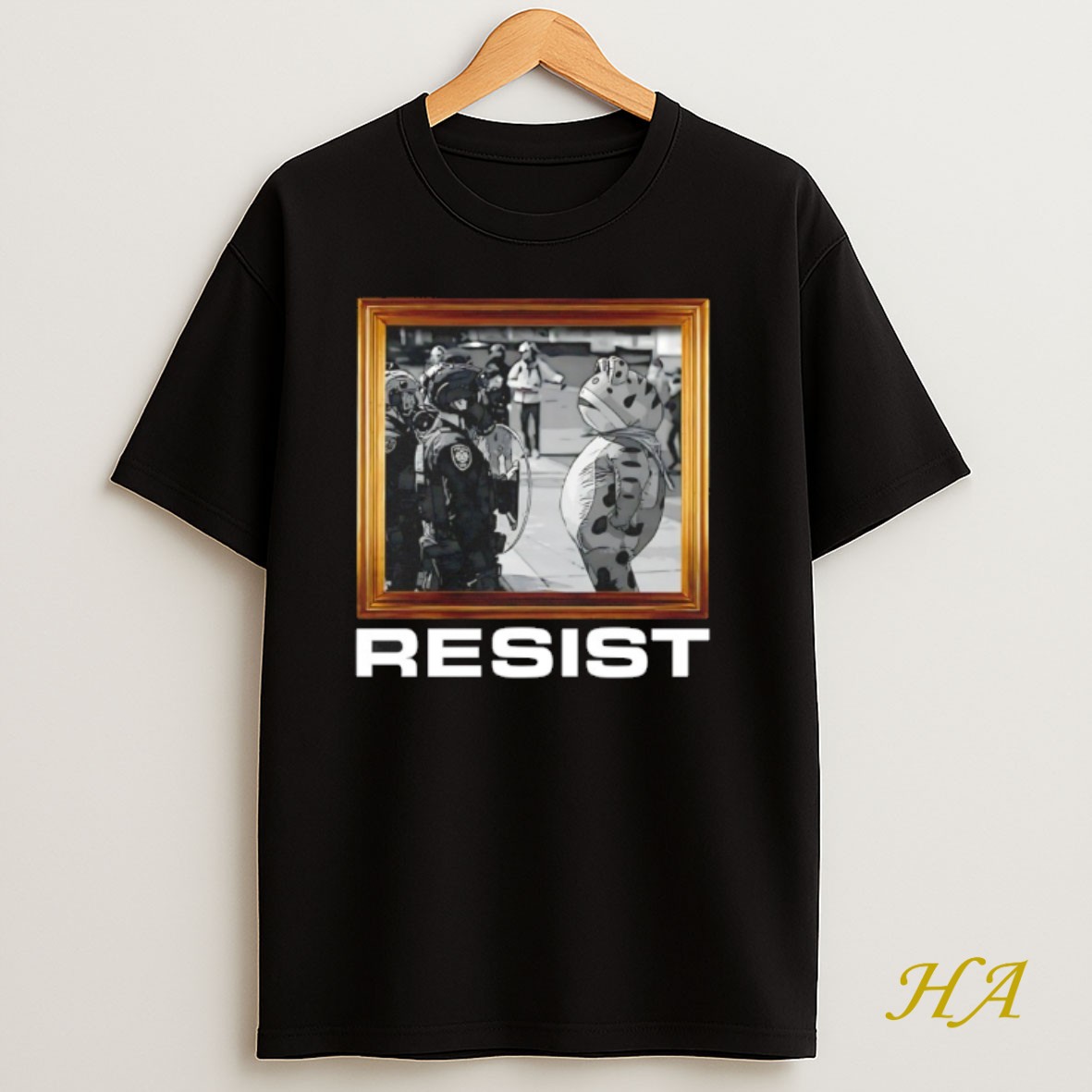 Official Portland Protest Frog Frame Shirt