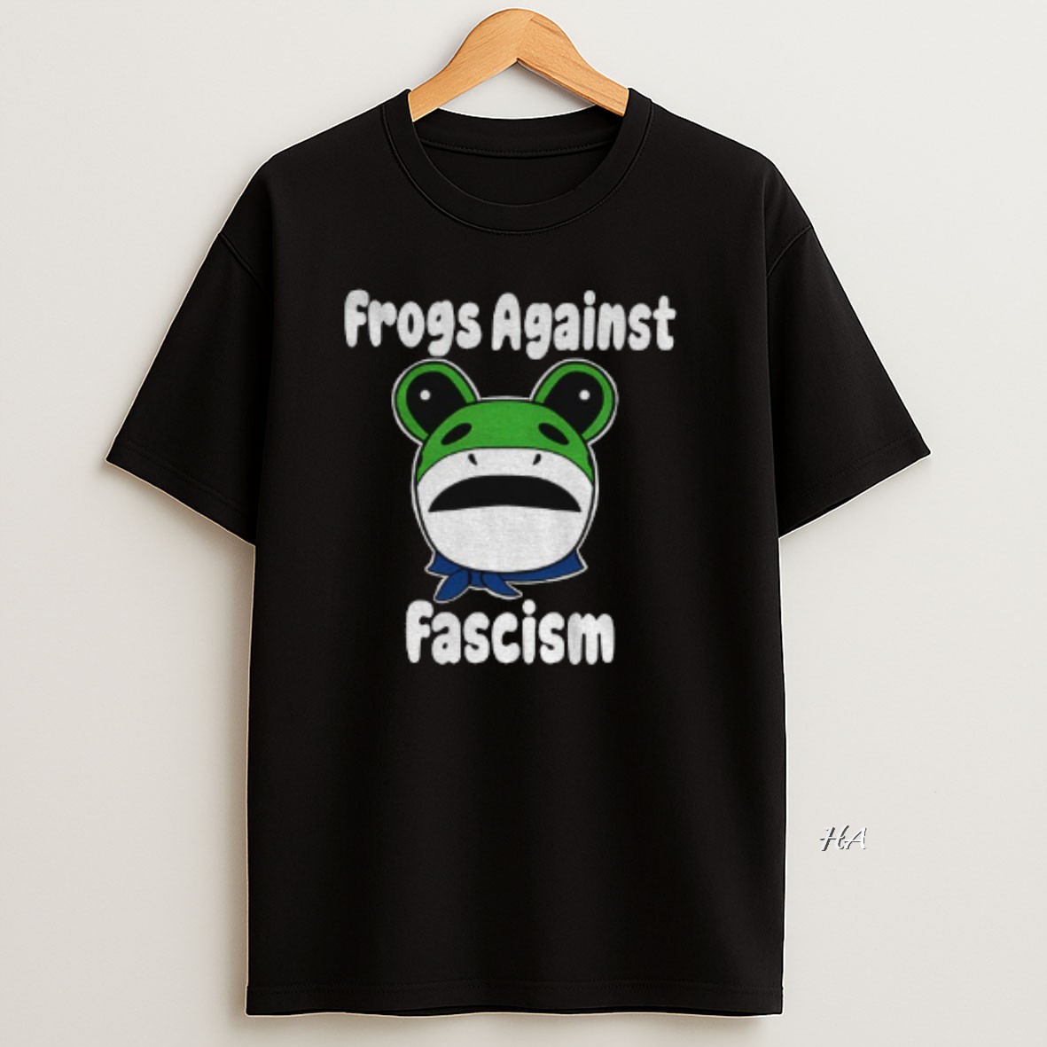 Official Portland Frog Frogs Against Fascism T Shirt