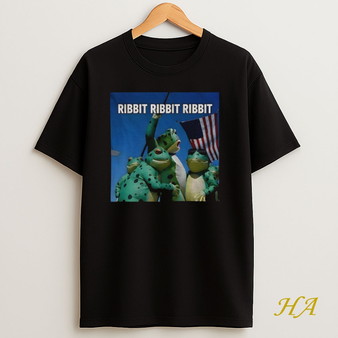 Official Portland Frog Ribbit Ribbit Ribbit Resist American Flag Frog Gift Shirt