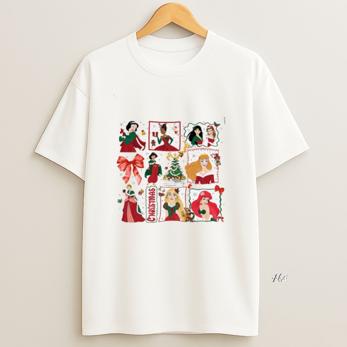 Official Princess Movie Christmas Holiday Lights Merry Christmas T Shirt
