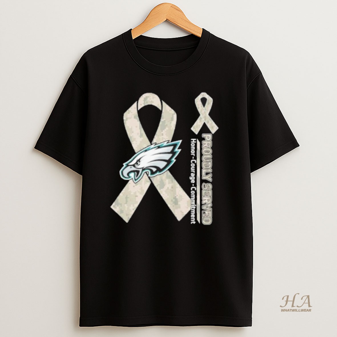 Official Proudly Served Honor Courage Commitment Philadelphia T Shirt