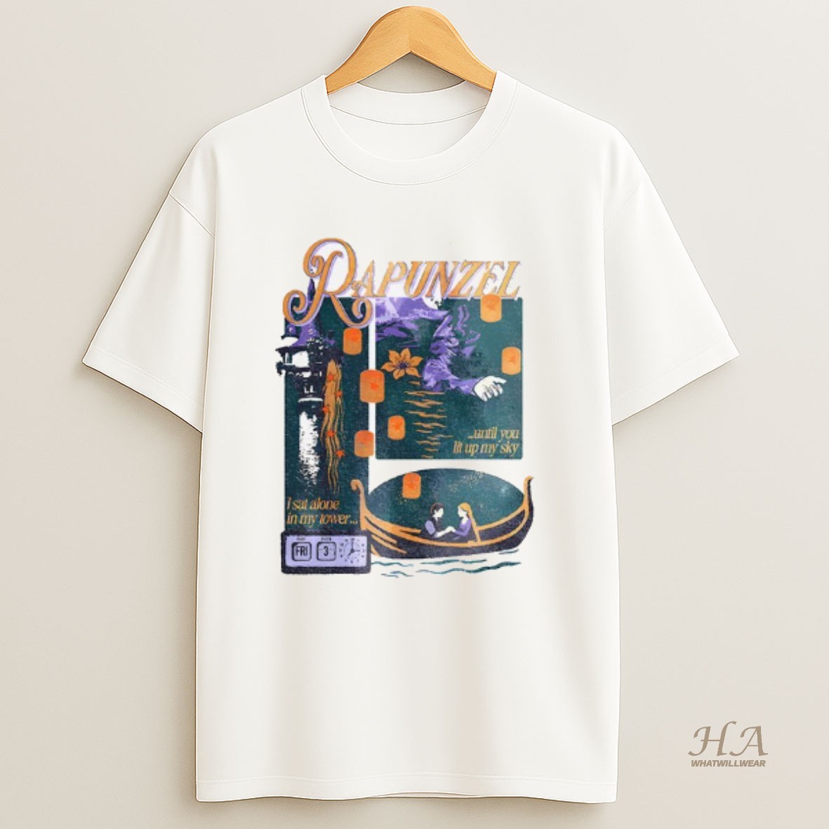 Official Rapunzel The Fate Of Rapunzel I Sat Alone In My Tower Until You Lit Up My Sky Shirt