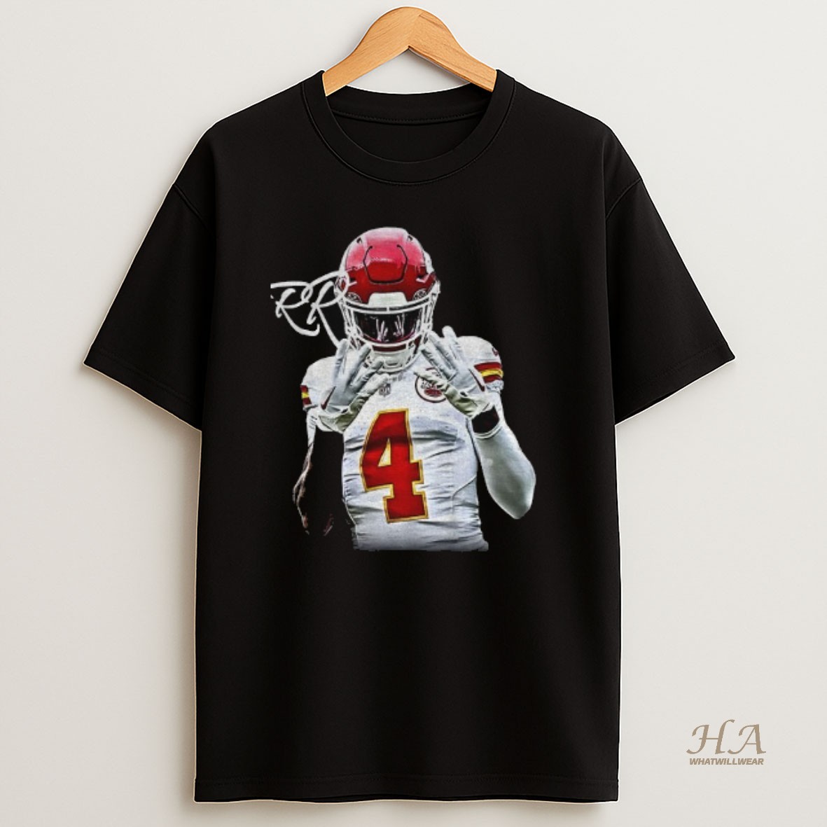 Official Rashee Rice Posing Kansas City Chiefs Football Nfl Game Day 2025 Signature Shirt