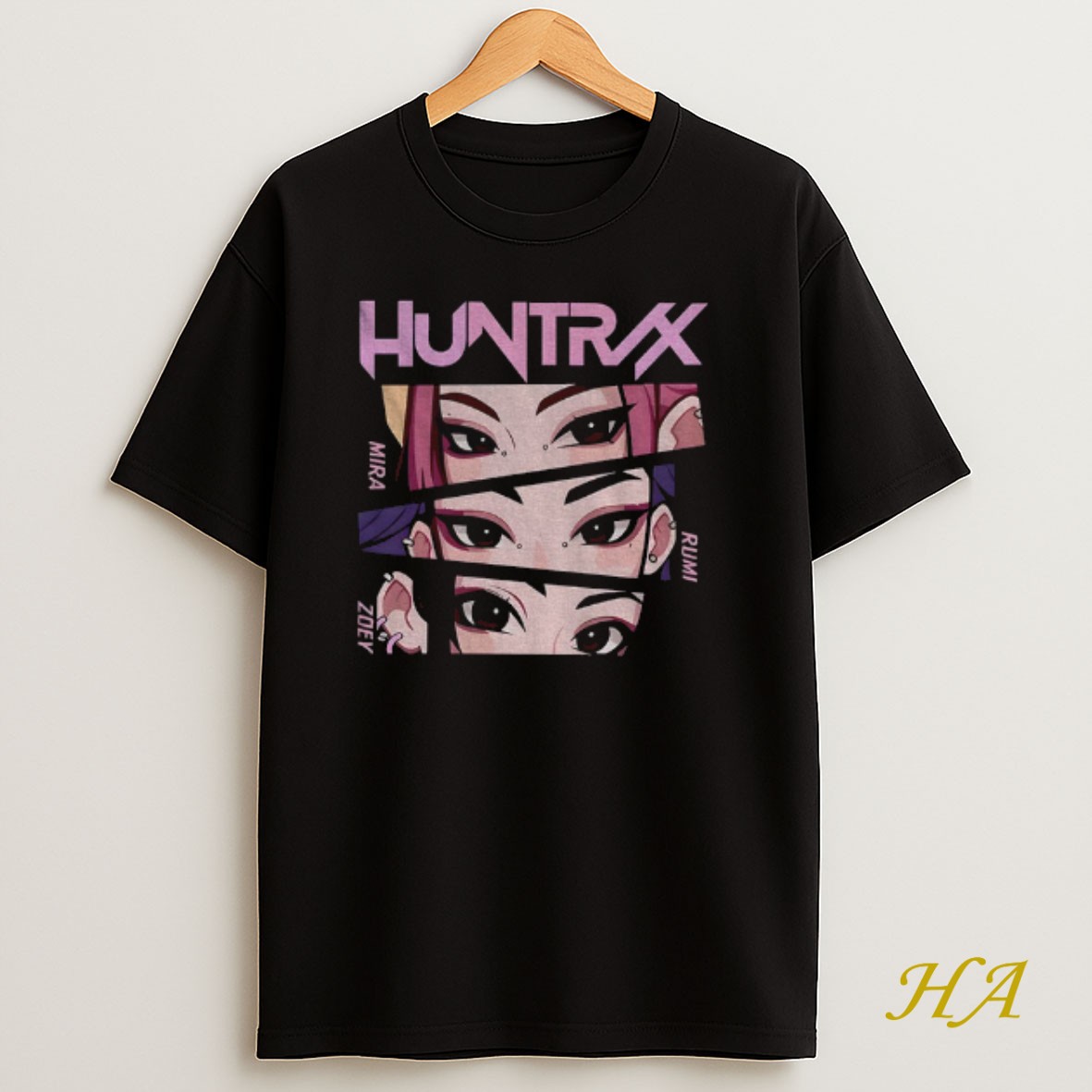 Official Ria Rumi Zoey Kpop Demon Hunters Huntrix Girl Band T Shirt