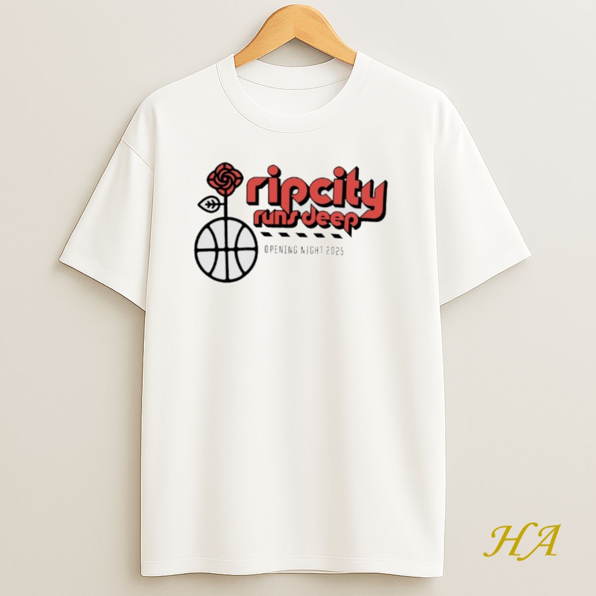 Official Rip City Runs Deep Opening Night 2025 Shirt