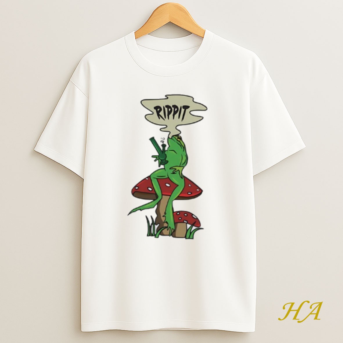 Official Rippit Frog Smoking Weed Shirt