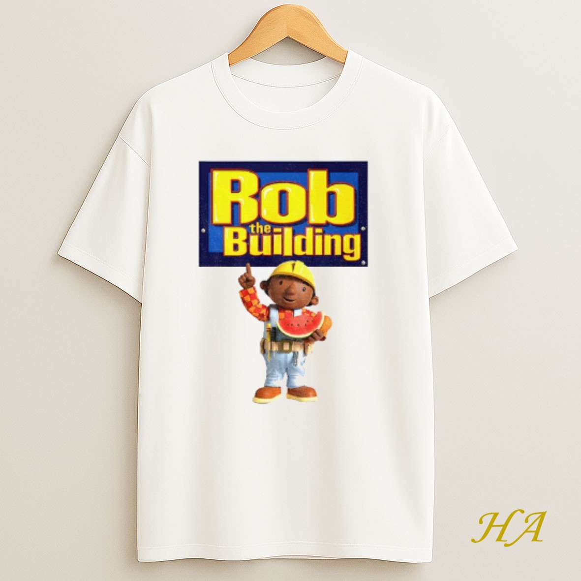 Official Rob The Building Bob The Builder Cartoon T Shirt