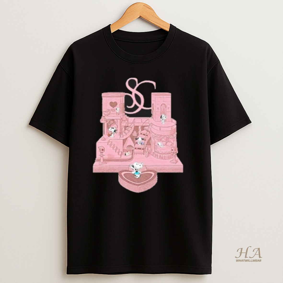 Official Sabrina Carpenter House Tour Snoopy T Shirt