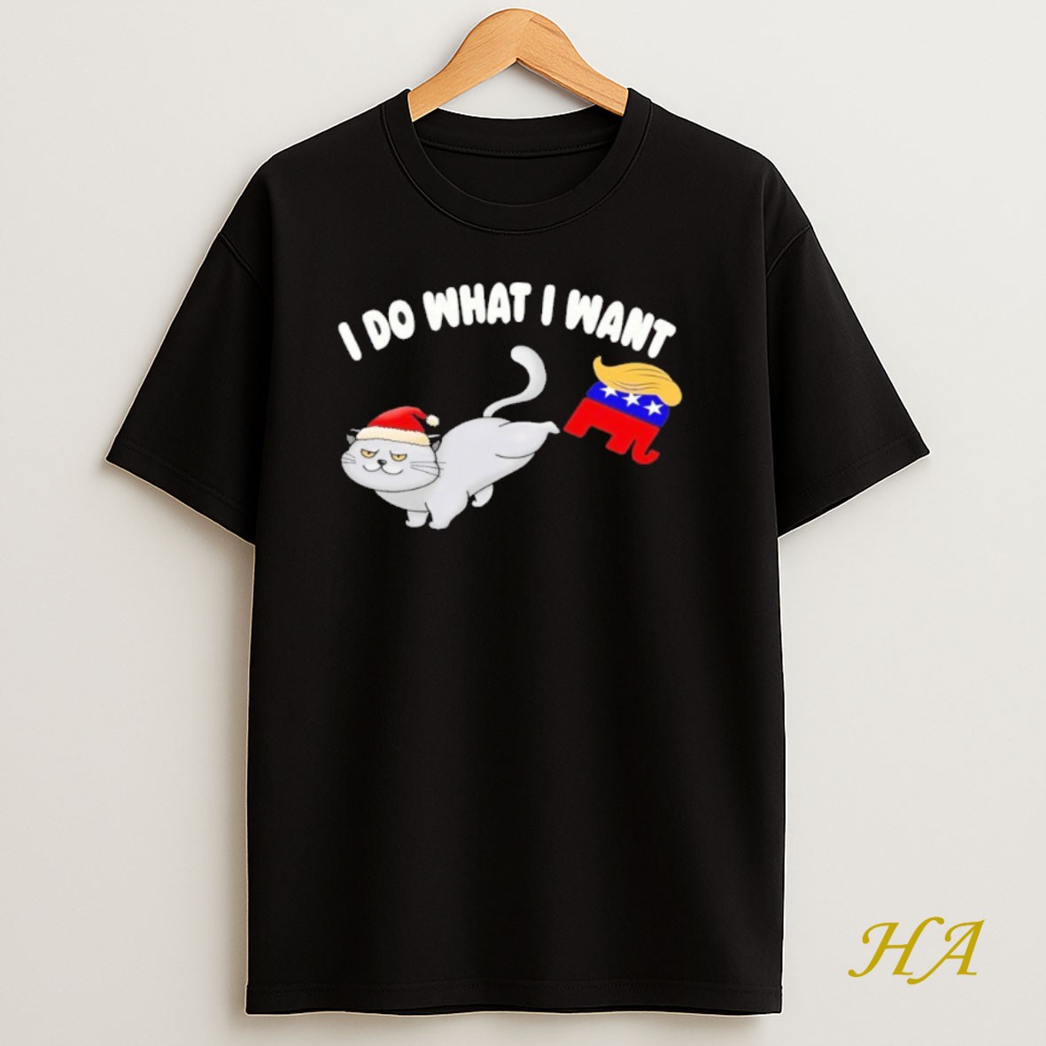 Official Santa Cat I Do What Want Shirt