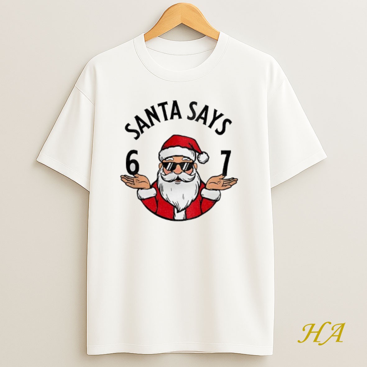 Official Santa Says 6 7 Christmas Shirt