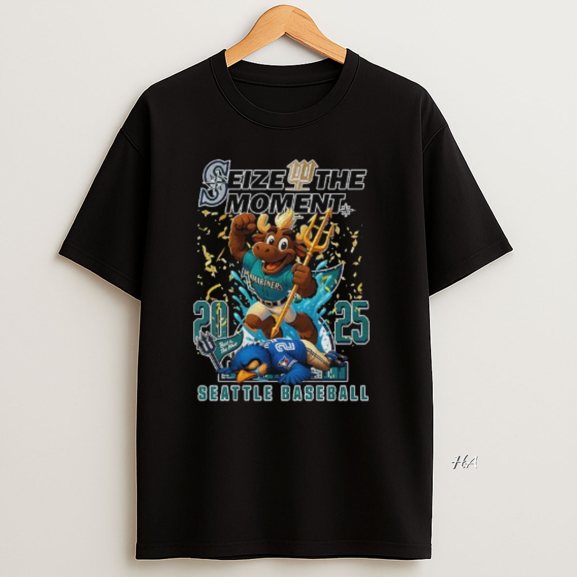 Official Seattle Mariners Beat Toronto Blue Jays Mascot 2025 Mlb Baseball Game Day T Shirt