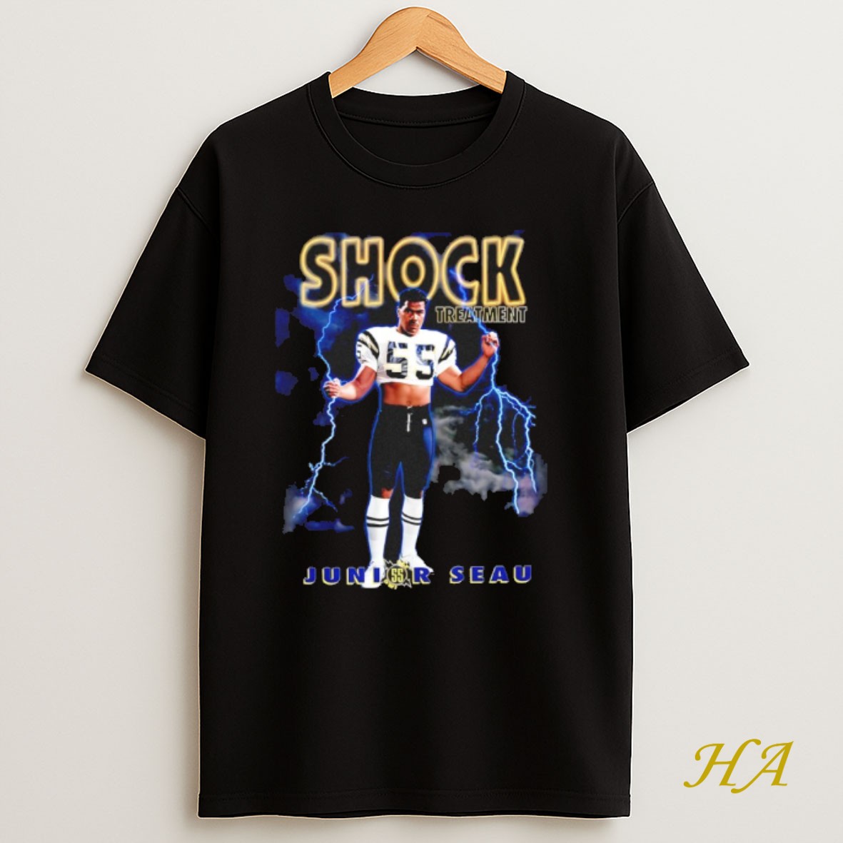 Official Shock Treatment Junior Seau San Diego Chargers Shirt