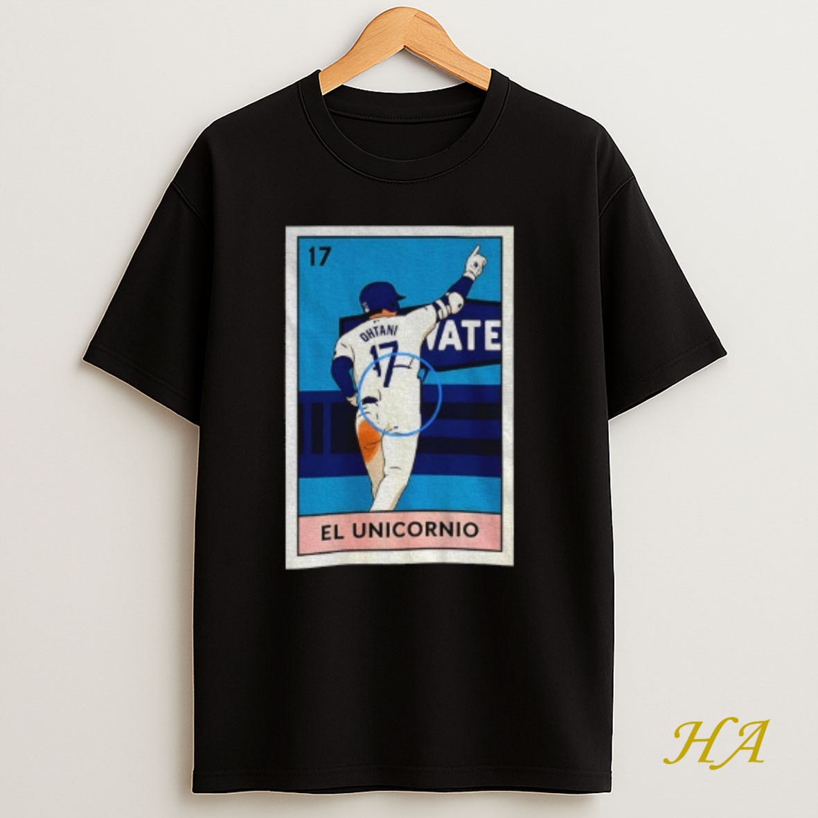 Official Shohei Ohtani El Unicornio Los Angeles Dodgers Baseball Mlb Card T Shirt