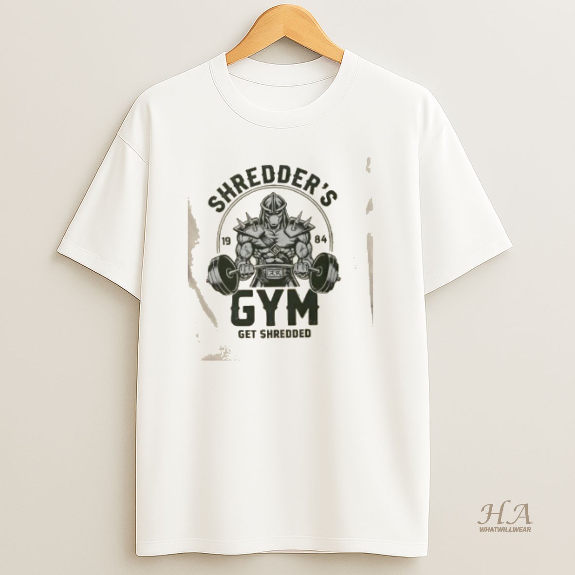 Official Shredders Gym Get Shredded Funny Workout T Shirt