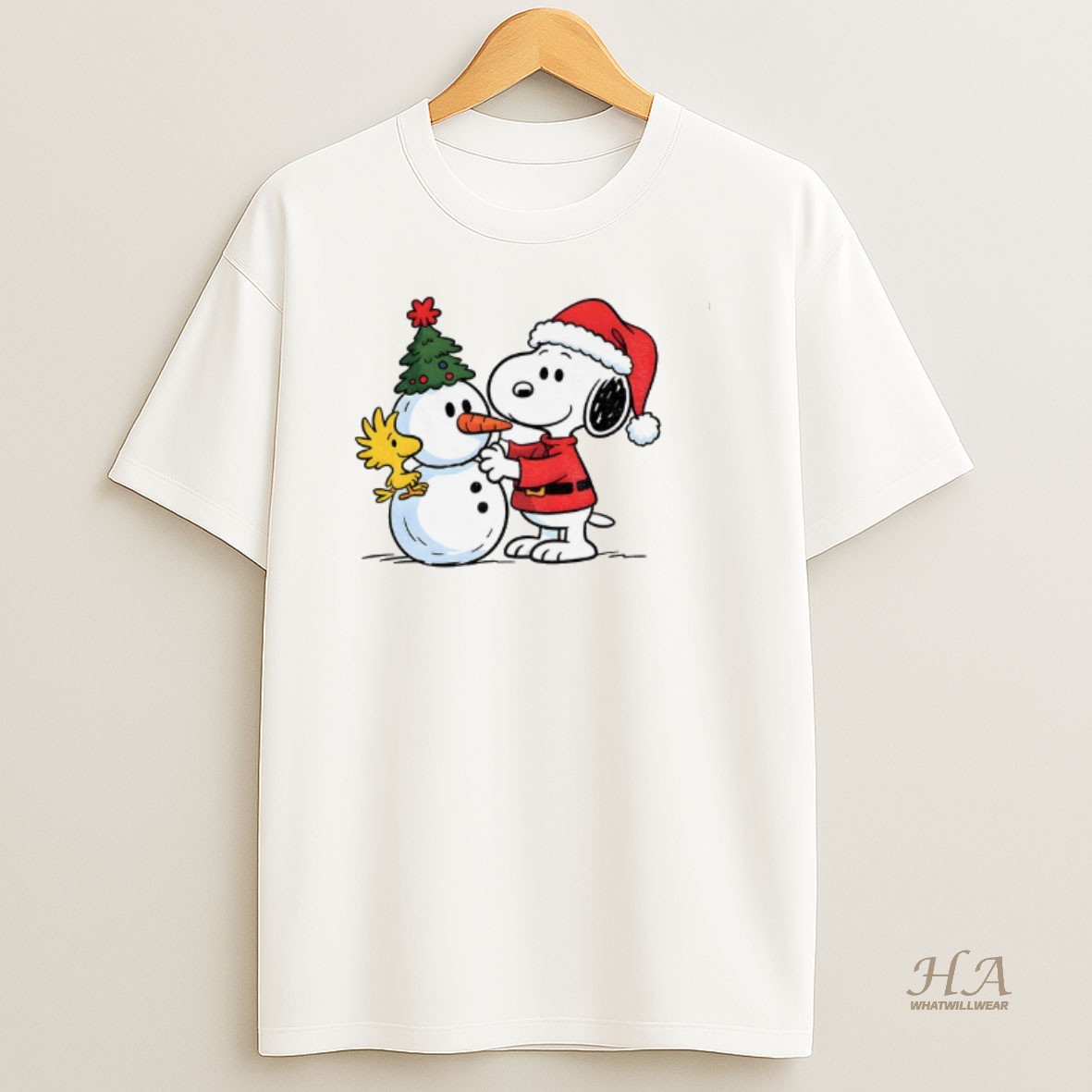 Official Snoopy Santa Hat Snowman Merry Christmas 2025 T Shirt