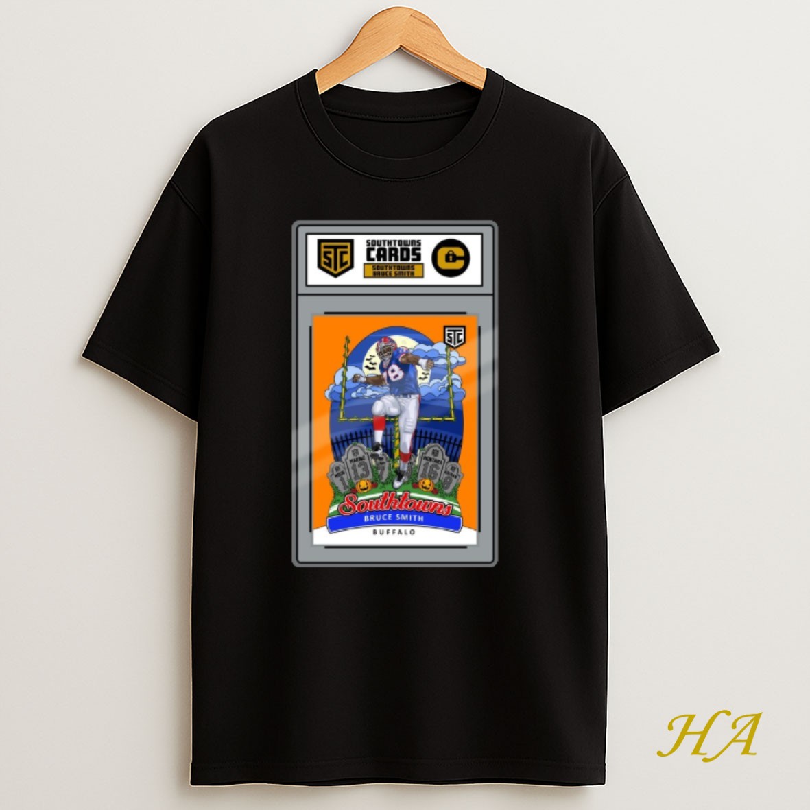 Official Southtowns Cards Bruce Smith Buffalo Bills Nfl Halloween Shirt