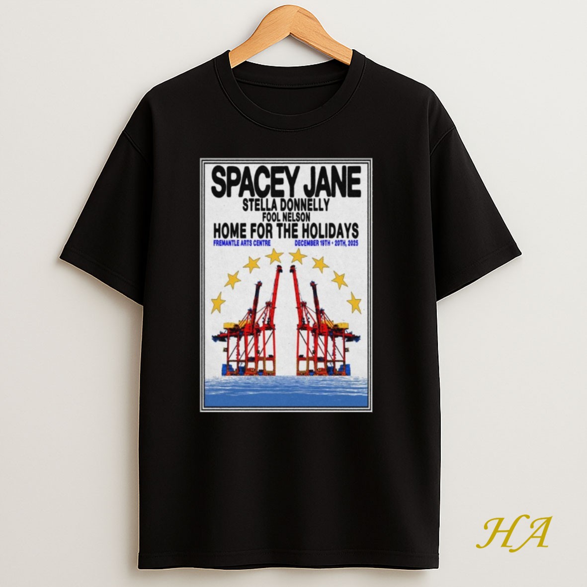 Official Spacey Jane Home For The Holidays Fremantle Arts Centre Dec 19 20 2025 Shirt