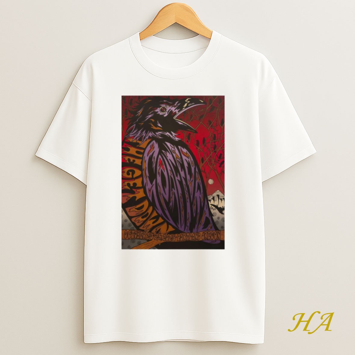 Official Spafford October 23 24 2025 Portland Oregon Tour Shirt
