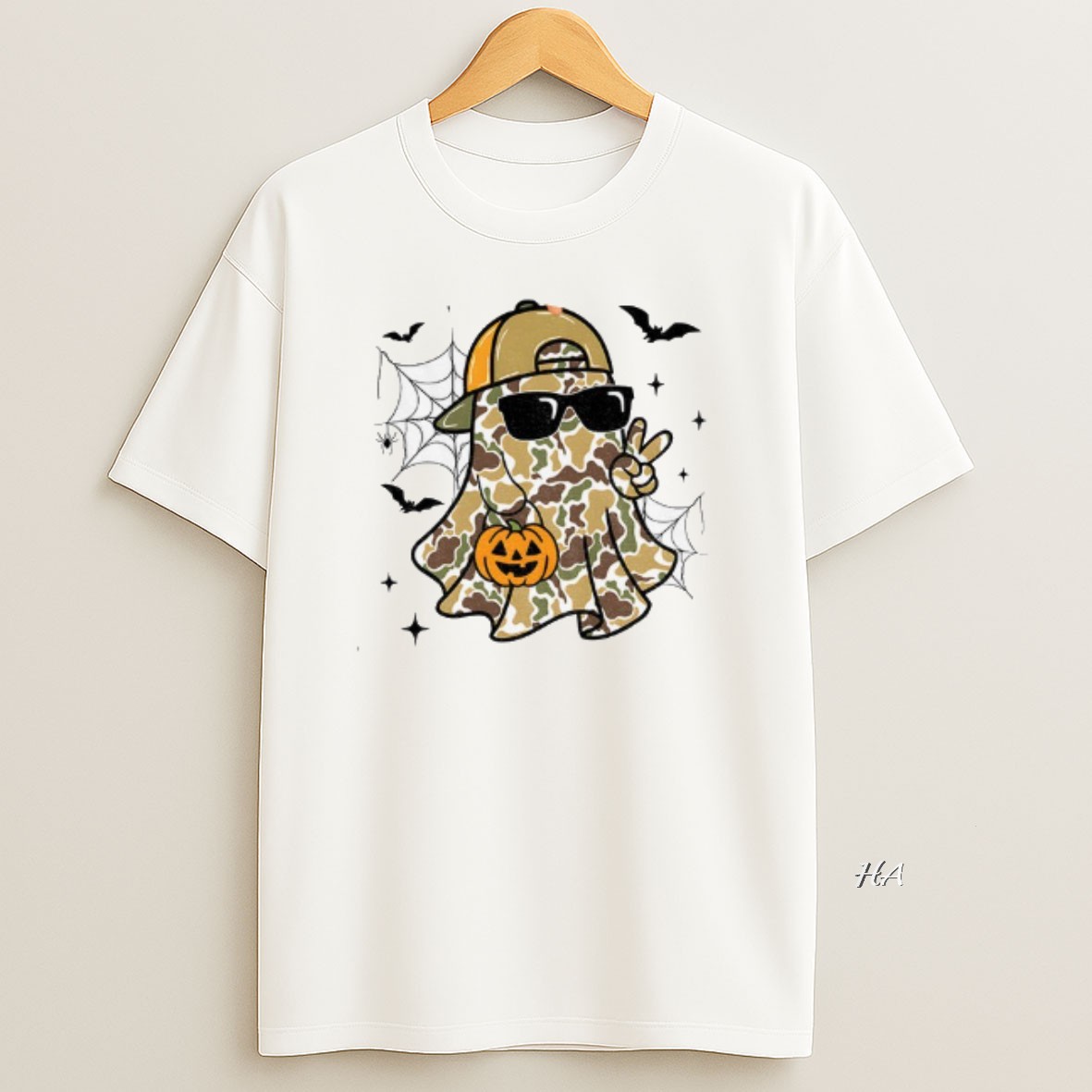 Official Spooky Dude Ghost Halloween Boy Boo Pumpkin Halloween 2025 T Shirt