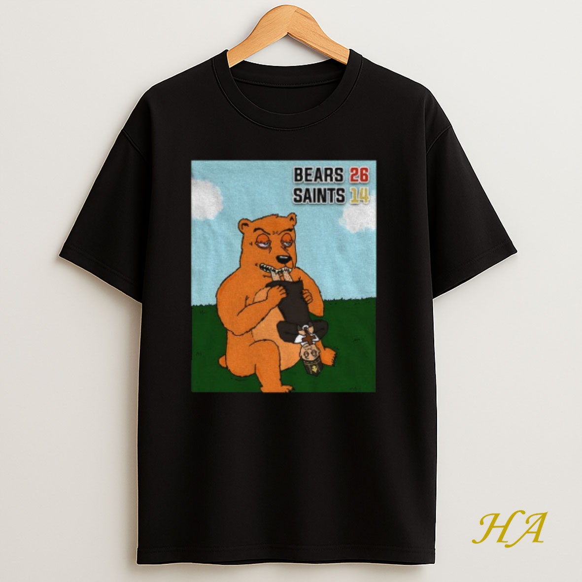 Official Staley Eat Sir Saint Chicago Bears 26 Vs New Orleans Saints 14 Nfl Football T Shirt