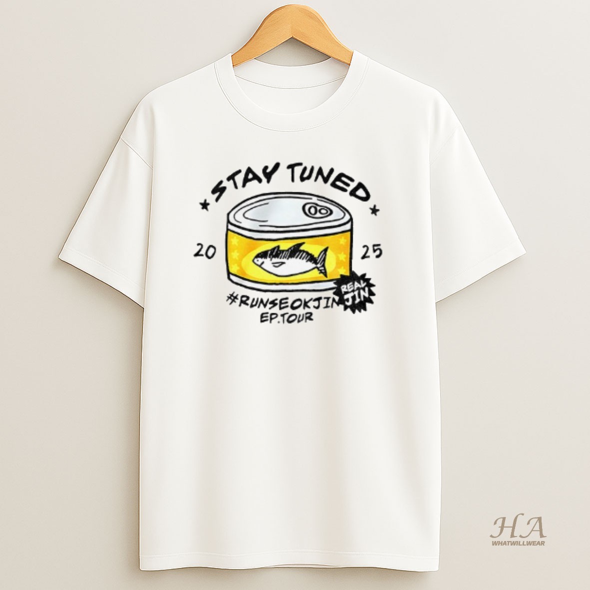 Official Stay Tuned Runseokjin Ep Tour 2025 T Shirt