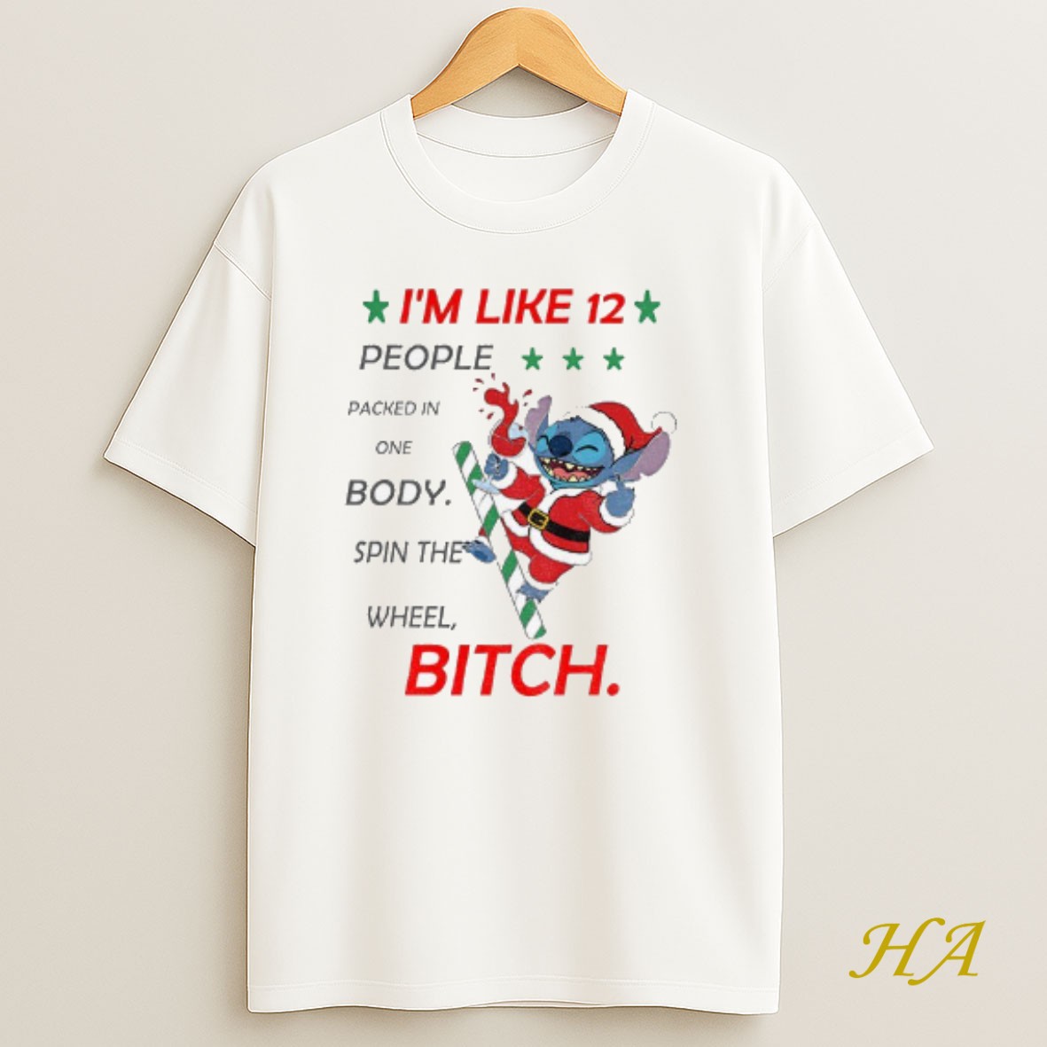 Official Stitch If You Think Im Grouchy You Are Right If You Think Im Bossy Correct Again But If You Think Christmas T Shirt