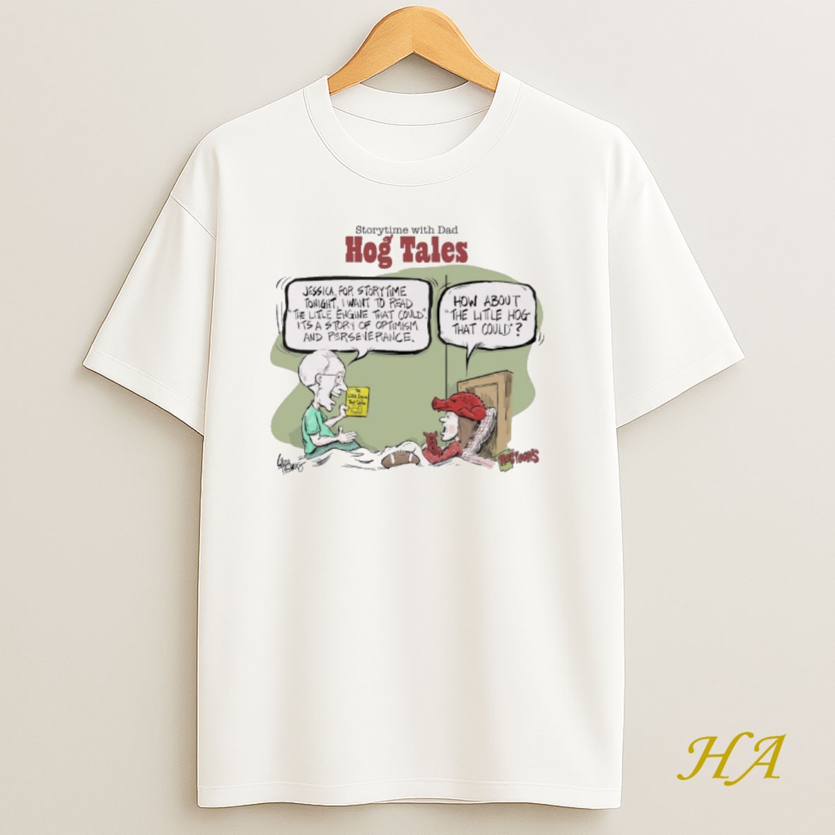 Official Storytime With Dad Hog Tales Jessica For Story Time Tonight I Want To Read The Little Engine That Could Fanart Shirt