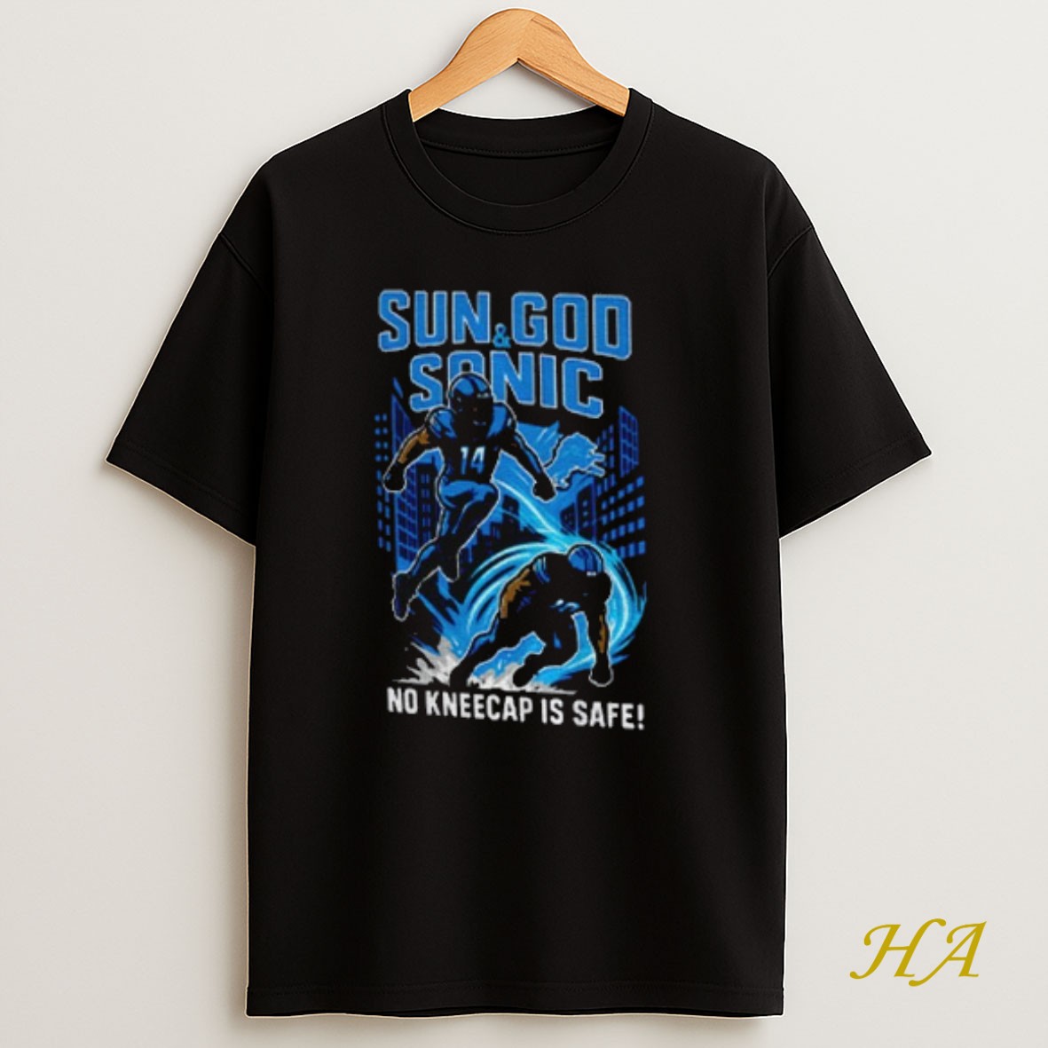Official Sun God No Kneecap Is Safe Detroit Lions Amon Ra St Shirt