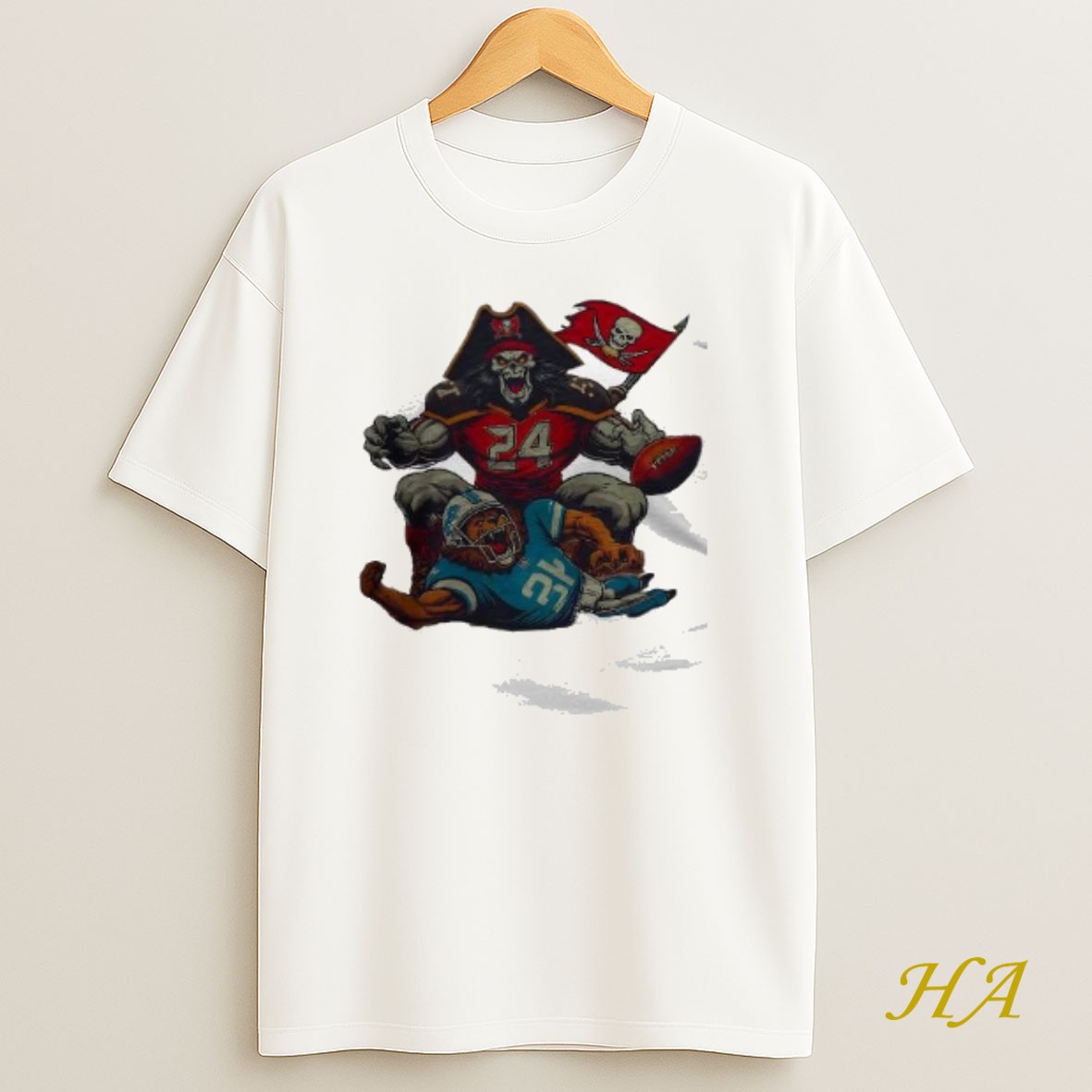 Official Tampa Bay Buccaneers Vs Detroit Lions Football 1995 Retro Artwork Shirt