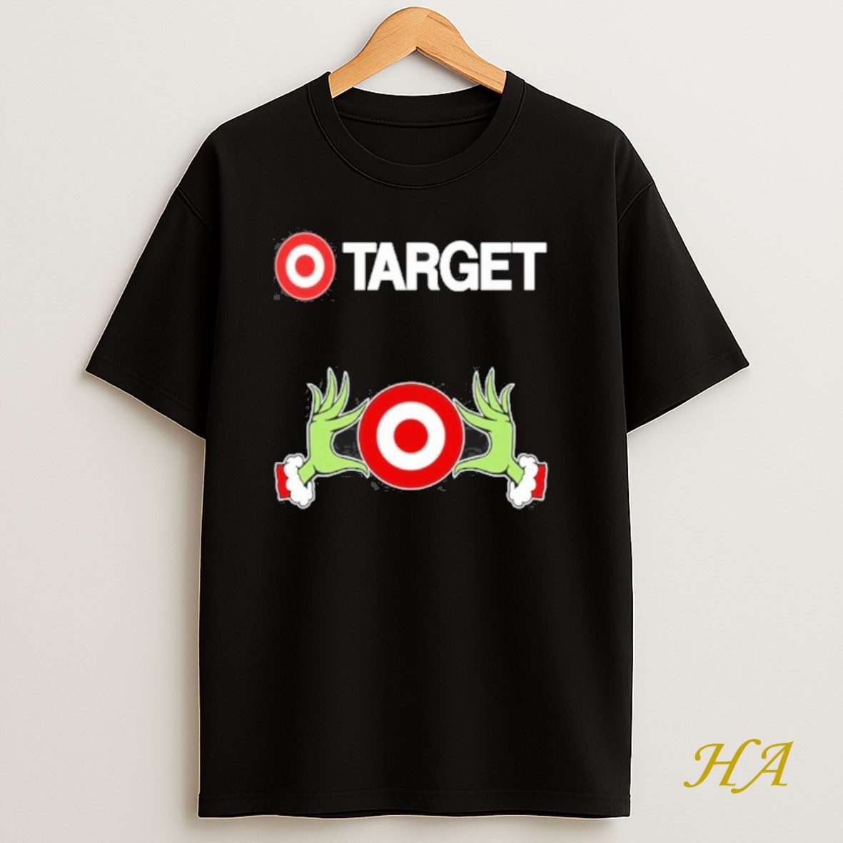 Official Target Logo Grinch Hand Shirt